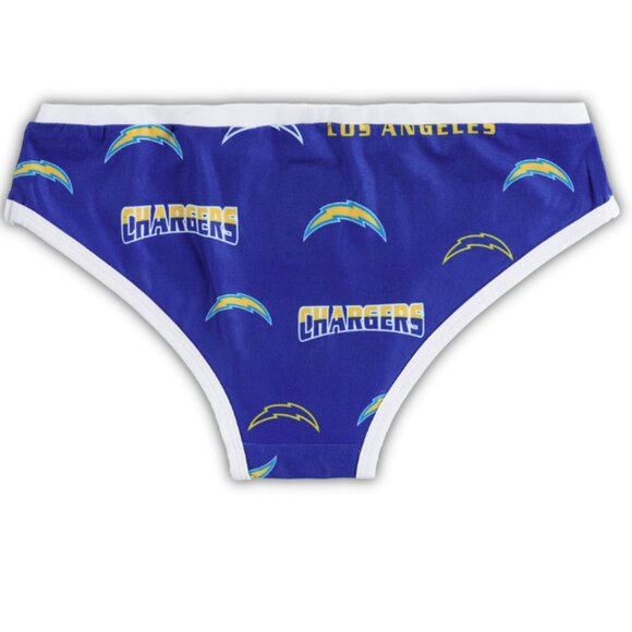 NFL LA Chargers Royal Breakthrough Allover Print Knit Panties - Women's Medium - Picture 2 of 7